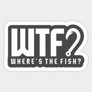 WHERE'S THE FISH (WTF?) Sticker